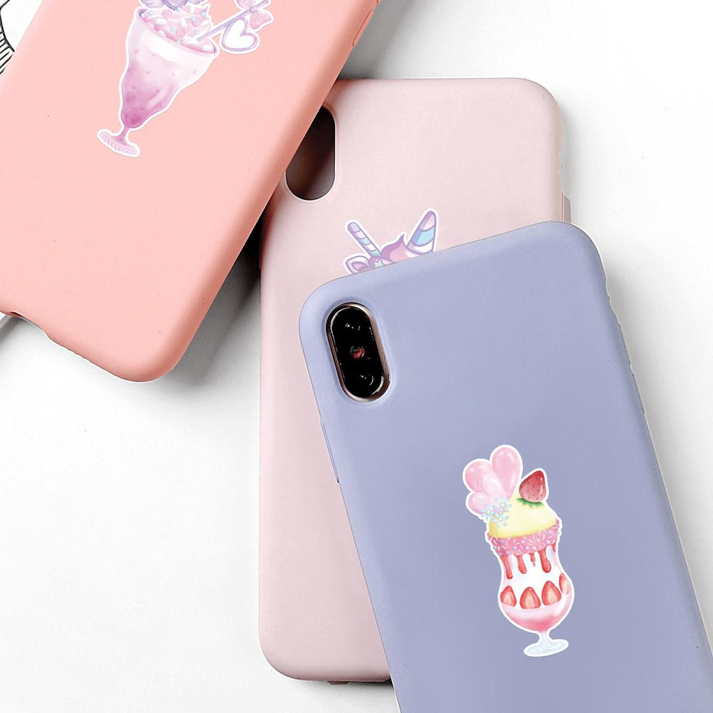 50 Unicorn Girl Stickers Mobile Phone Computer Water Cup Decorative Stickers Notebook Waterproof Creative Hand Notebook Stickers