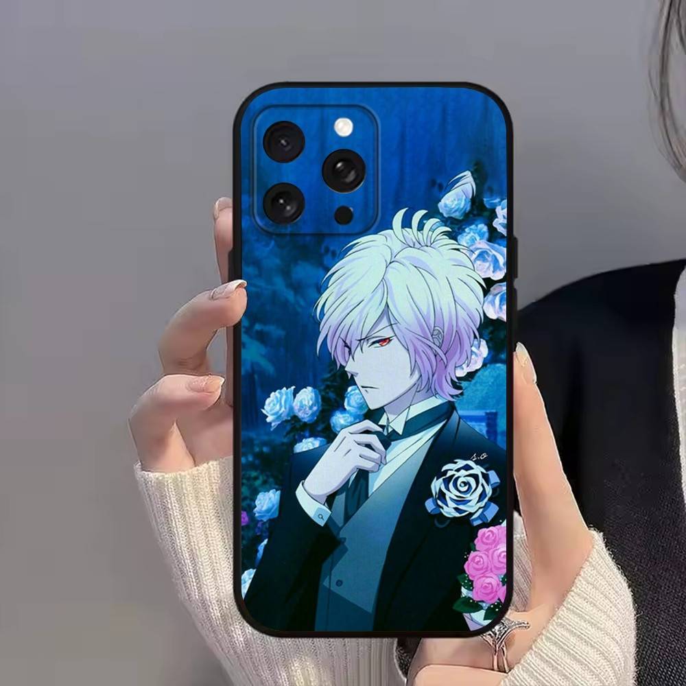 D-Diabolik Anime Lovers Phone Case For iPhone 12,13,14,11,12,17,16,15,Plus,Pro Max,XS,X,XR,SE,Mini,Soft Silicone Black Cover