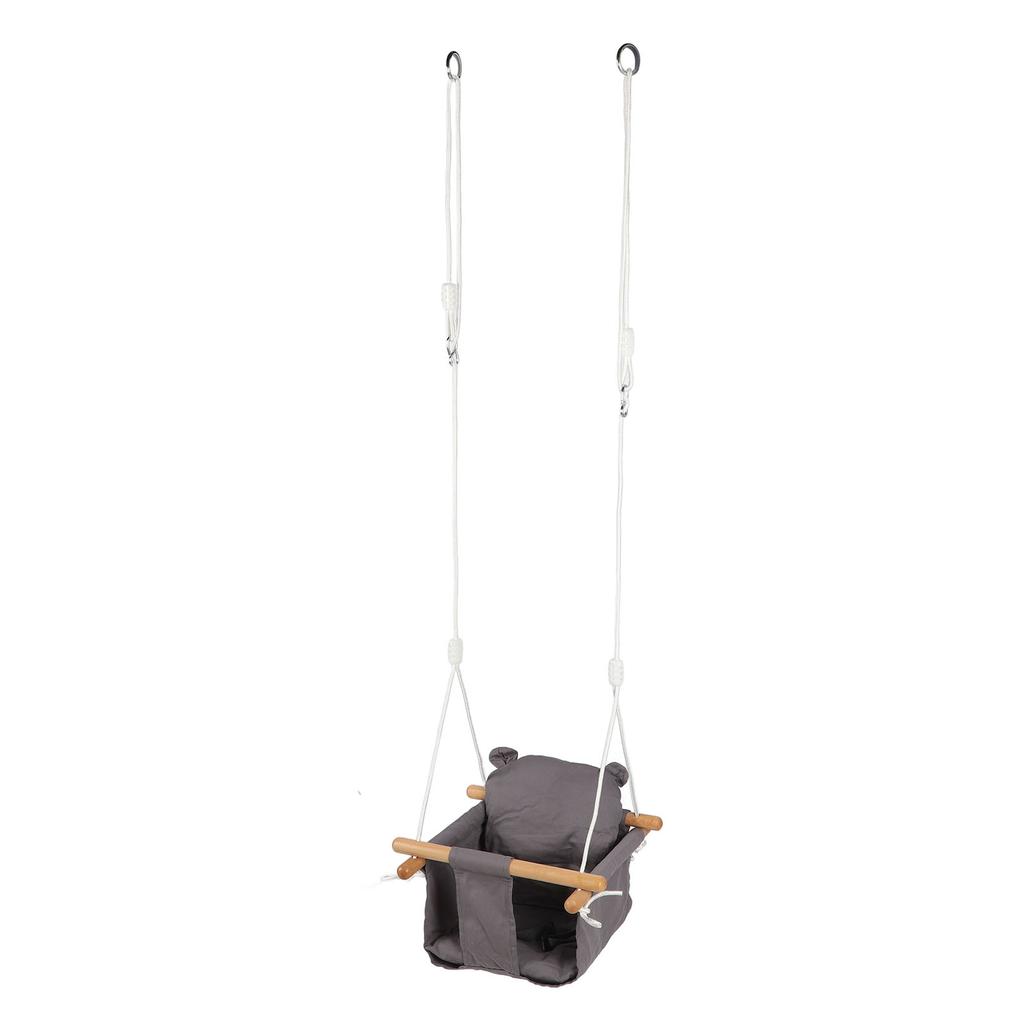 Baby Swing 55.1lb Load Bearing Wooden Hanging Baby Swing Universal Baby Hammock Swing for Indoor