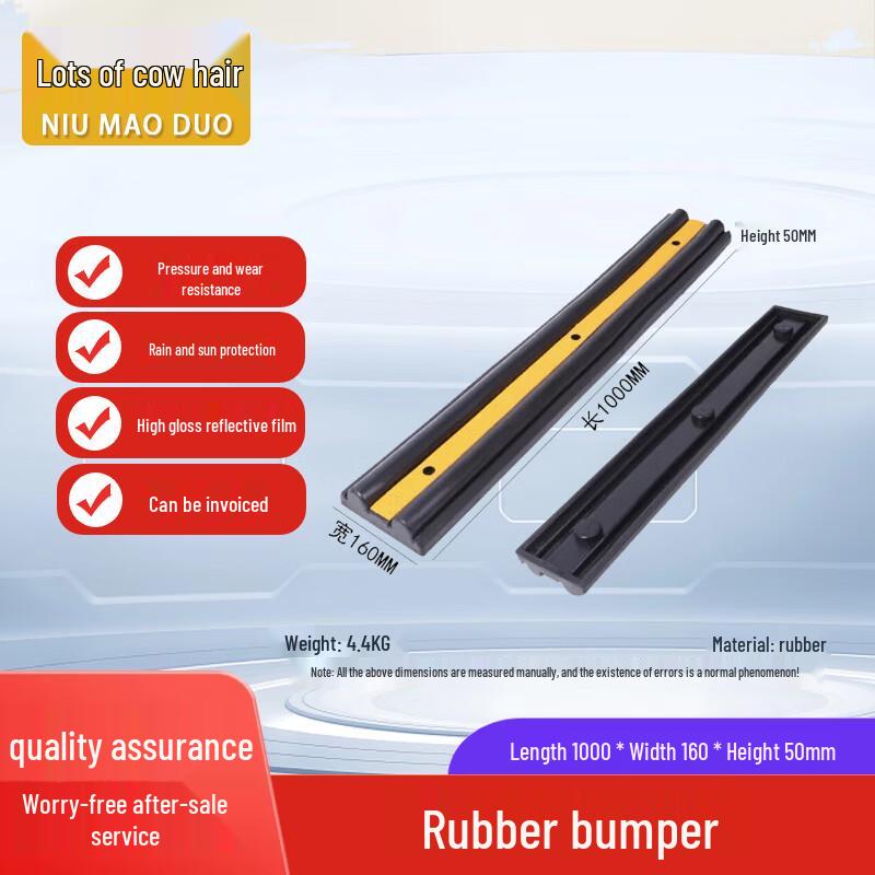 Heavy-Duty Rubber Dock Bumper Block