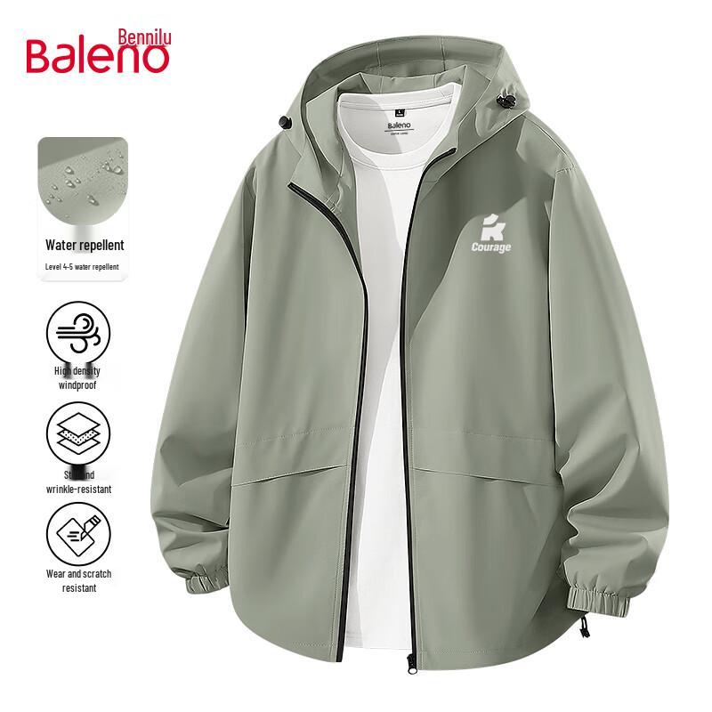 

Baleno Men s Casual Tops & Windbreaker Jackets M