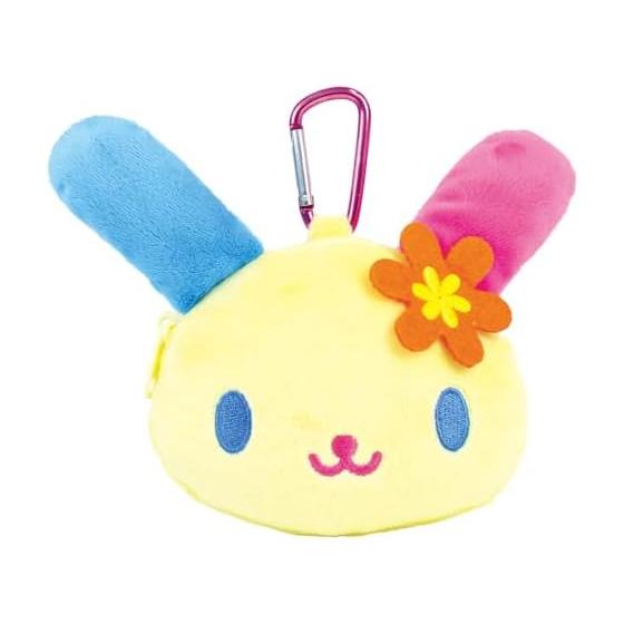 T S Factory Pouch Sanrio Characters Plush Toy Zipper Mascot Unisex Children with Carabiner