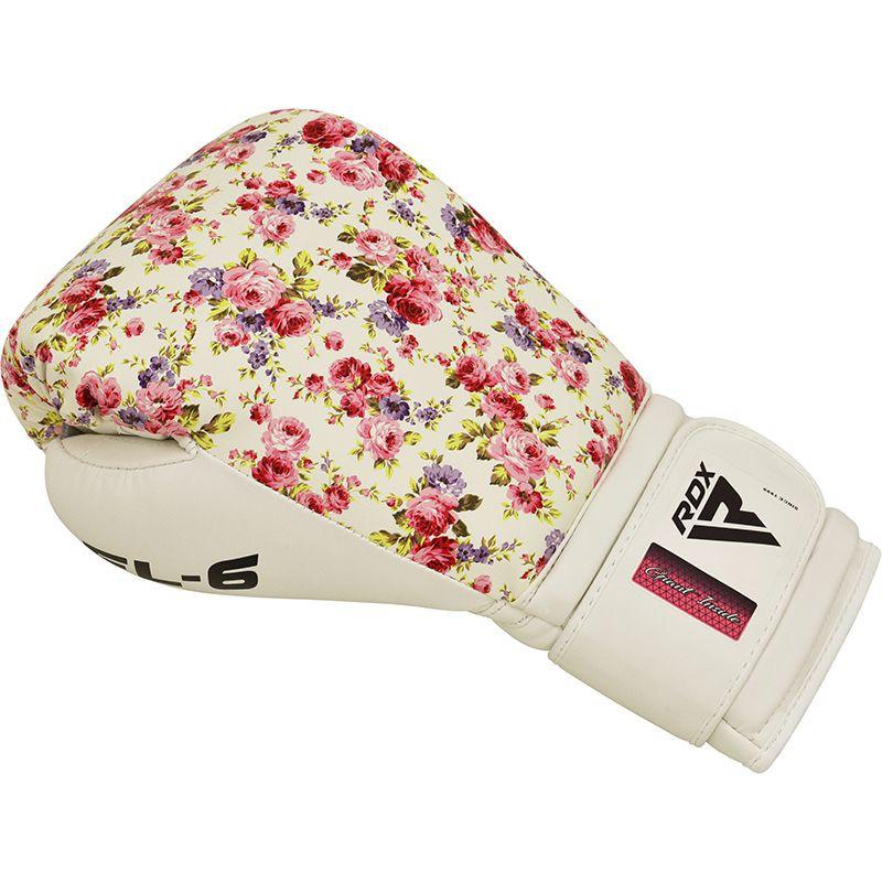 RDX Boxing Gloves BGR-FL5B White/Pink 8oz