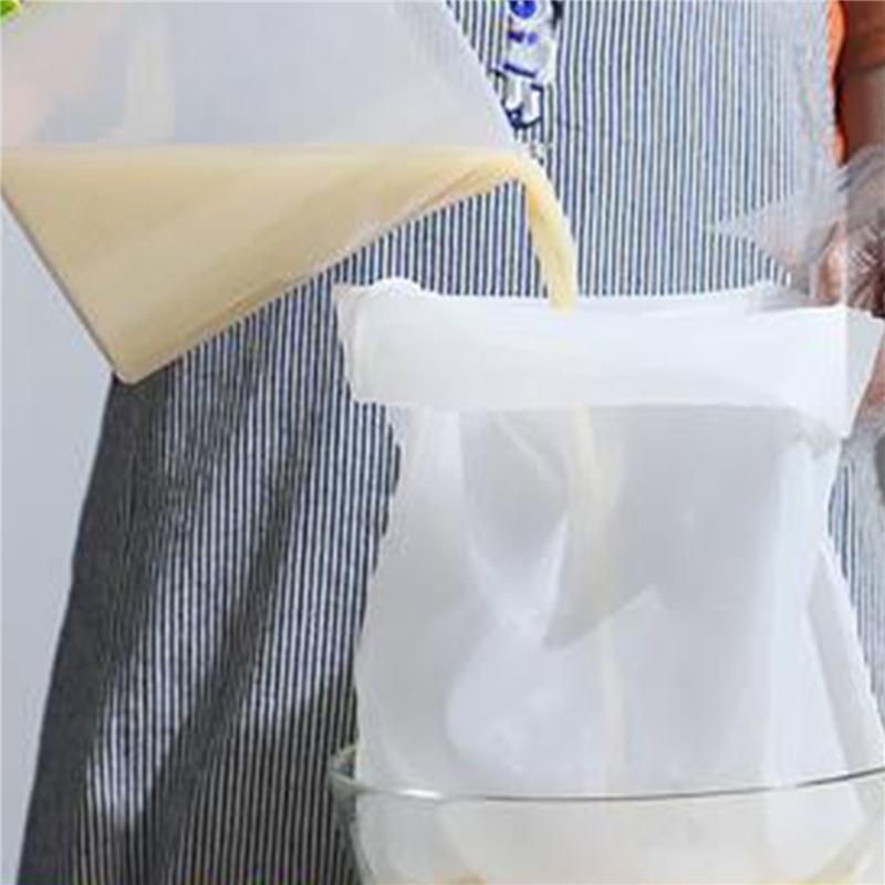 Reusable Nylon Mesh Filter Bag Soy Milk Nut Milk Coffee Tea Yogurt Oil Strainer Kitchen Food Filtration Accessory