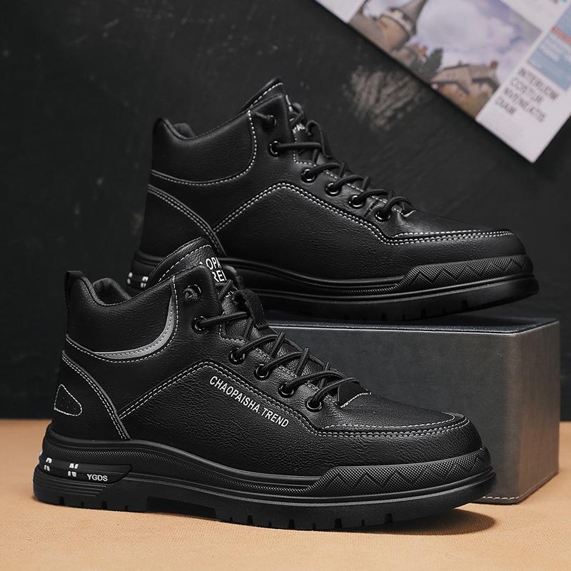 

Casual short boots men s Martin boots youth tooling shoes men s locomotive tide shoes outdoor autumn and winter 2024 new 39