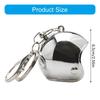 Motorcycle Helmets Keychain Keyring Helmets Shape Pendant Backpack Ornament Key Chain Pendant Decoration for Birthday