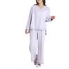 Francfranc Stretch Sweat Light Pajama Stretchy Moisture-Wicking Loungewear, Purple, Set,