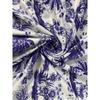 Women's Floral Print Tie Strap Square Neck Ruffle Boho Maxi Dress