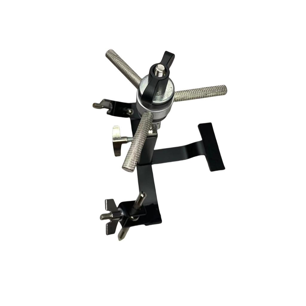 Jazz Drum Cymbal/Cowbell/Woodblock Stand: Multifunctional Percussion Workstation