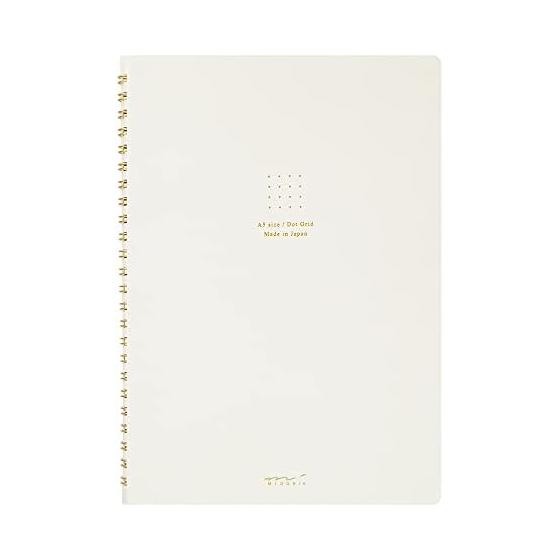 DESIGNPHIL MIDORI Note Ring Note Color Dot Square White A5 15331006