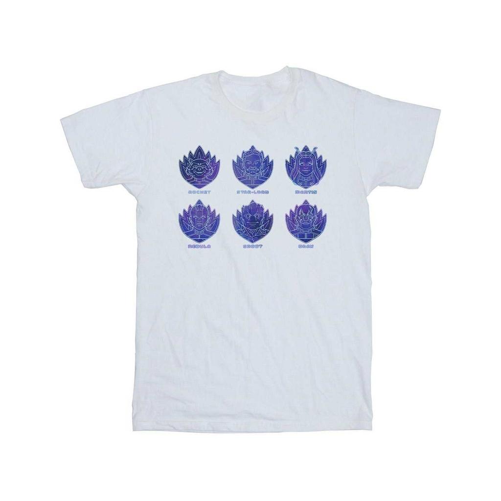 Guardians Of The Galaxy Volume 3 Mens Crew Cotton Badge T-Shirt