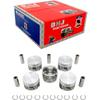 P4505.20 Piston Set Oversize.020 In. .50mm for 0313 Volvo C30 C70 S40 V50 S60 V70 XC70 S80 XC90 2.4L2.5L L5 DOHC Turbocharged B