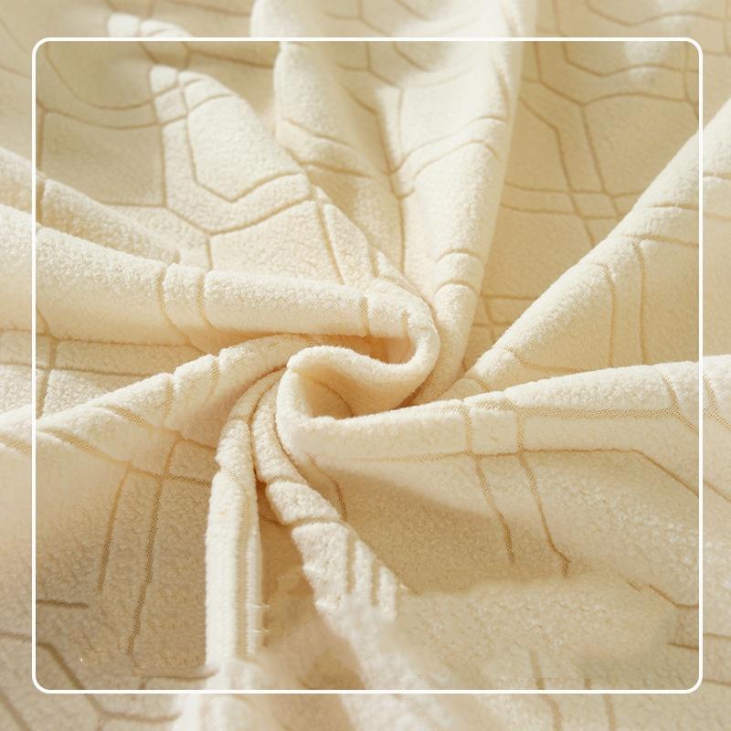 Thickened Elastic Sofa Cover Non-slip Simple Sofa Cover Cover Four Seasons Universal Solid Color Sofa Cushion Cover Full Cover Cloth