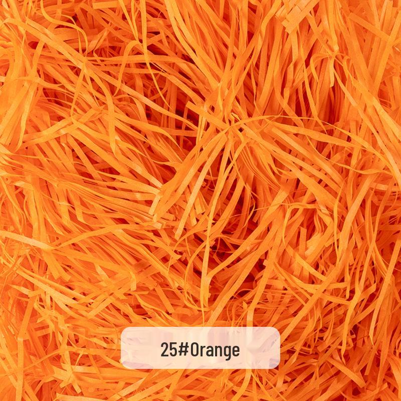 Raffia Grass Filler: Shredded Silk Paper for Candy Box Souvenirs