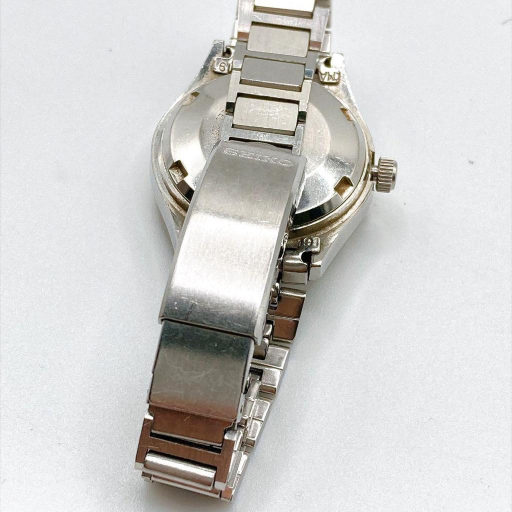 Used 549 SEIKO Seiko Ladies Watch Automatic Movement Day Date Green