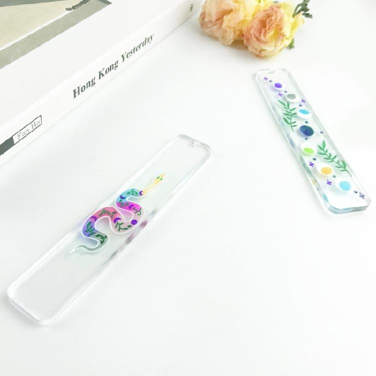 Silicone Bookmark Mold Rectangle Epoxy Resin Jewelry Making DIY Craft Moulds