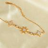 Women's Stainless Steel Starburst Bracelet - Stylish, Chic, and Versatile
