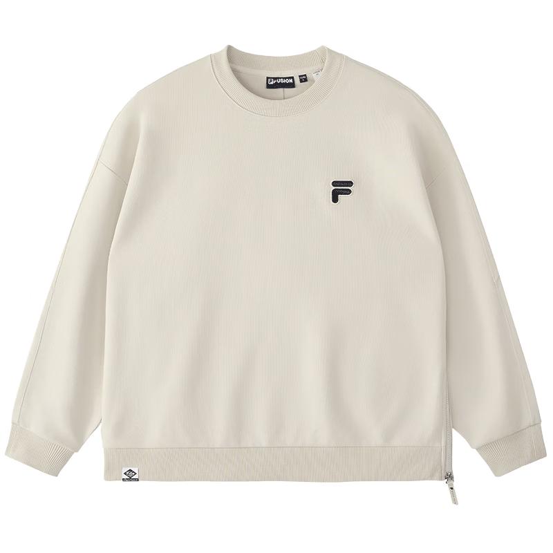FILA FUSION Unisex Trendy Knit Pullover Sweatshirt