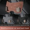 Double Hook Car Headrest Hook Wear-Resistant Automotive Seat Back Organizers  Rear Row Storage