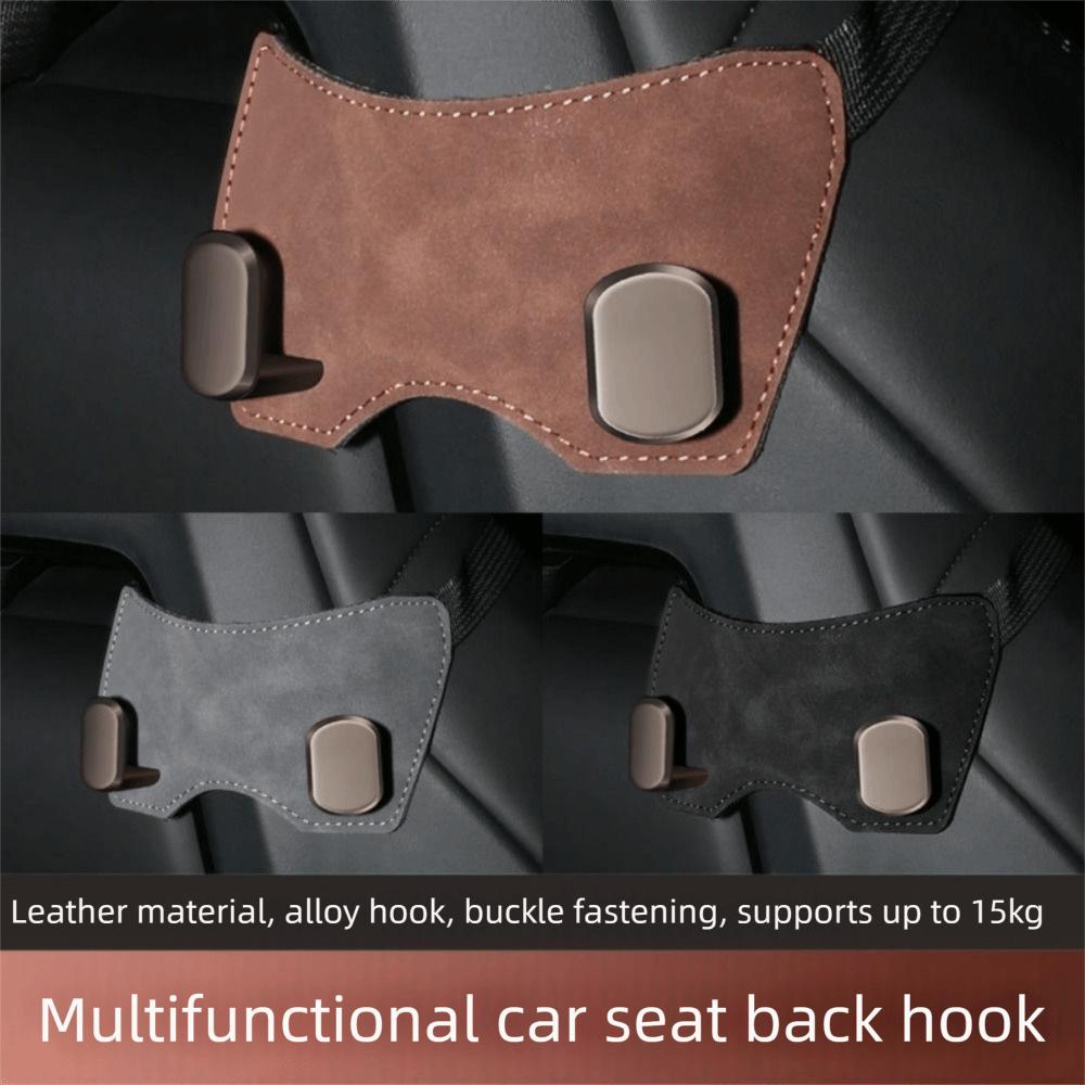 Double Hook Car Headrest Hook Wear-Resistant Automotive Seat Back Organizers  Rear Row Storage