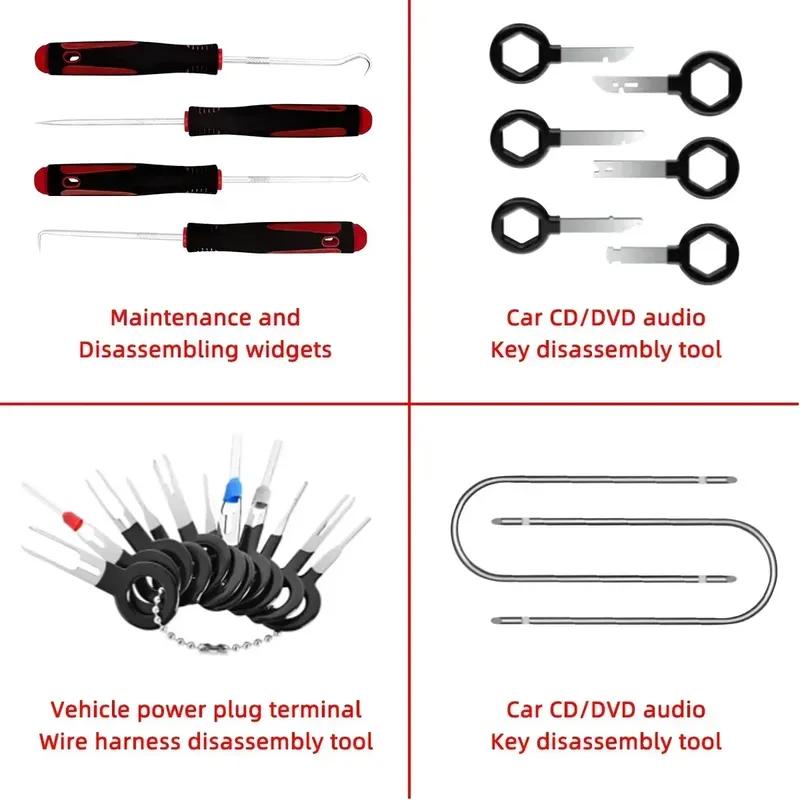 Handwerkzeugsatz, Hebel-Demontagewerkzeug, Innentür-Clip-Panel, Zierleiste, Armaturenbrett-Entfernungsset, Auto-Auto-Öffnungsreparatur-Werkzeugsatz