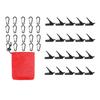 20Pcs Windproof Rope Fixed Clip for Outdoor Camping Canopy Tent Clip Awning Clip Clamps Tarp Set Color Clamps Tent Clip