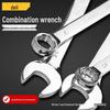 Deli High-Hardness Double-End Spline Open-End Wrench Set, 13-46mm