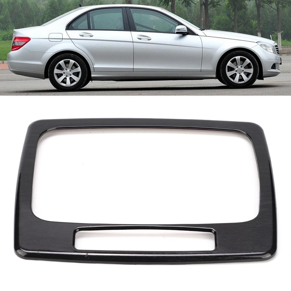 Auto Schalthebel Panel Rahmen Zierleiste Zubehör Passend für Mercedes Benz Klasse C W204 20072013 Schwarzes Holz