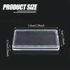 50pc 1-ounce Silvery Rod Stand Transparent Acrylic Storage Container for Silvery Rod Box Coin Collection Box Commemorative Coins