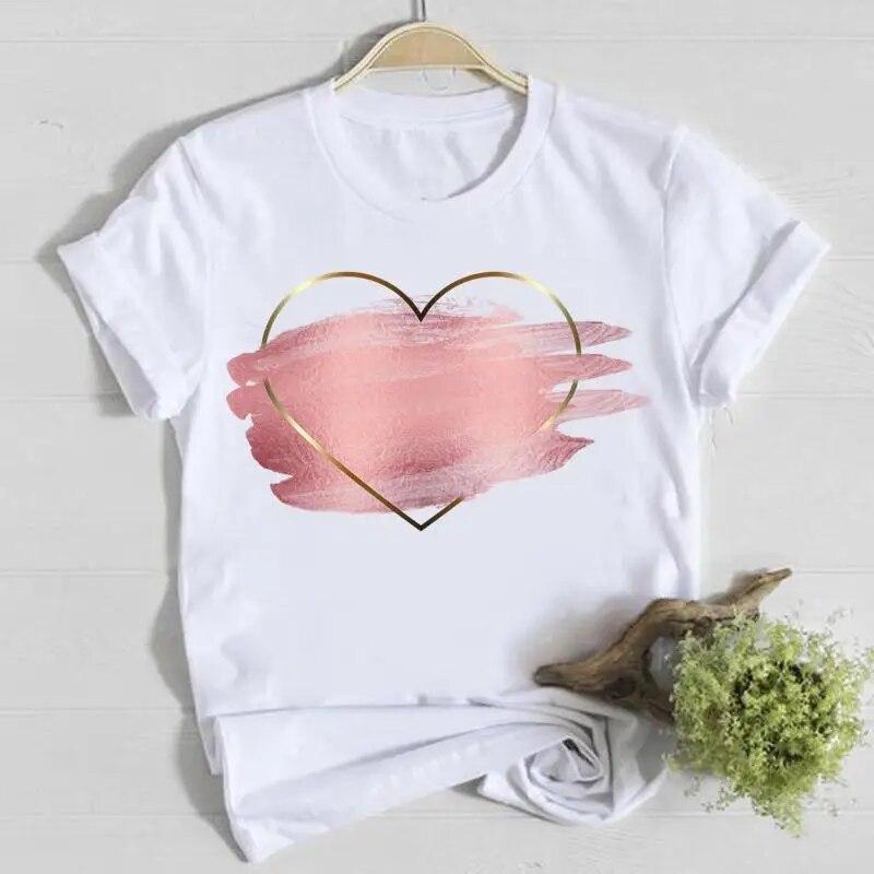 Short Sleeve Casual Tee Top Avocado Lovely Style Shirt Lady Clothes Fashion Tshirt Summer Female T Women Graphic T-shirts