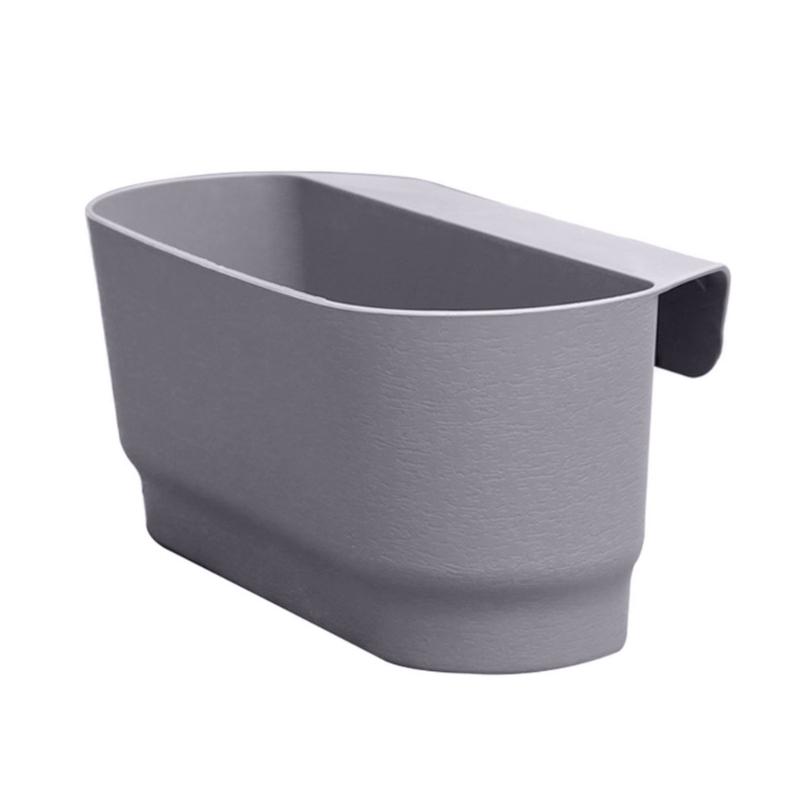 Wall-mounted Flower Pot Hanging Plant Baskets Semicircular Basket Balcony Garden