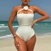 One Piece Dress Swimsui Women Push Up Swimwear Flower Bodysuit Swimming Suits Summer Print Bathing Suit