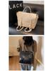 2025 Stylish & Versatile Messenger Bag: Large-Capacity Retro Leather Briefcase Backpack for College & Commute