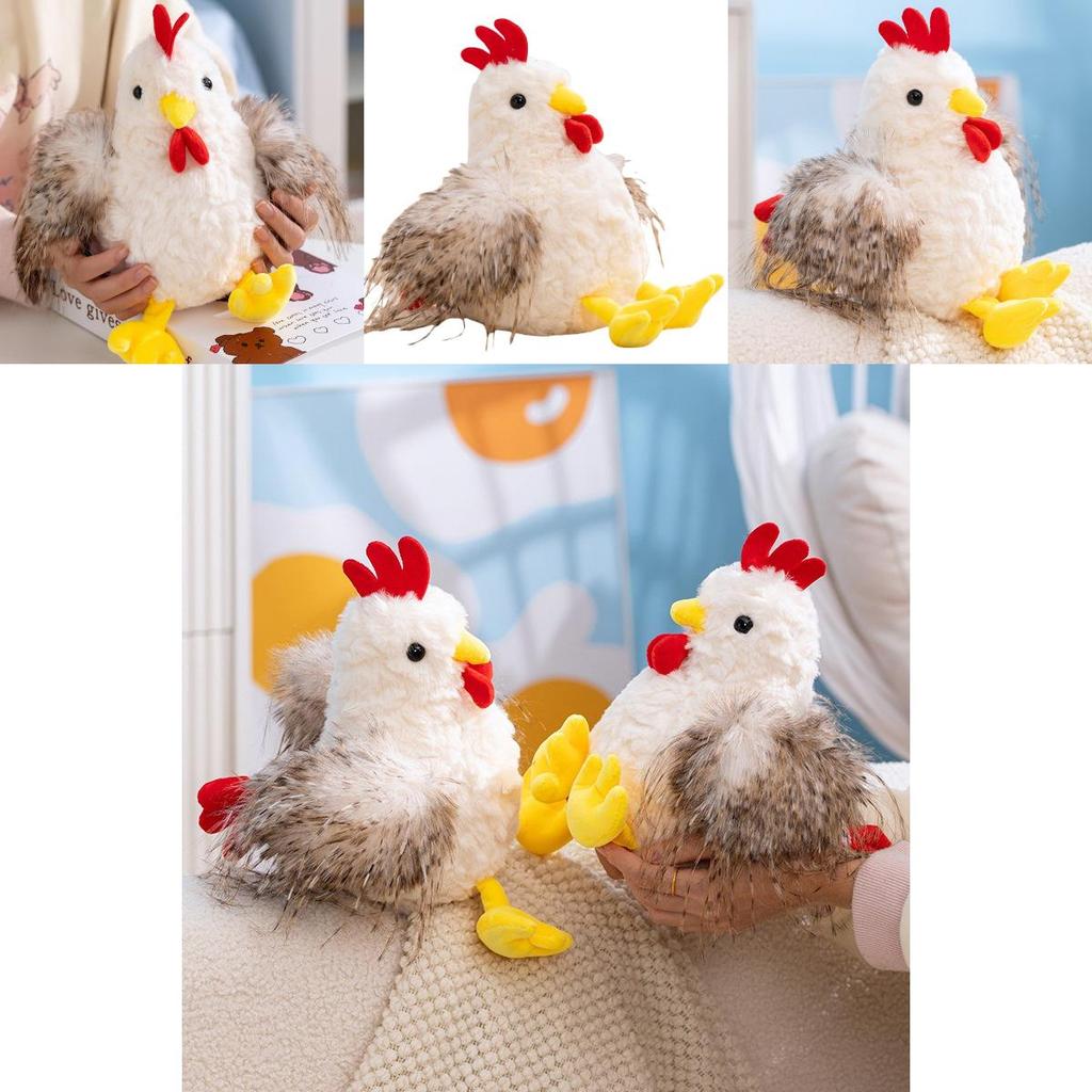 Plüsch-Hühnerspielzeug mit PP-Baumwollfüllung zum Spielen und für Komfort für Kinder