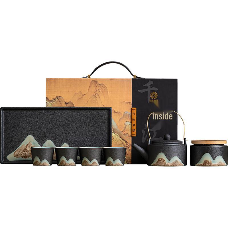 Chinese Hand-painted Ceramic Tea Set