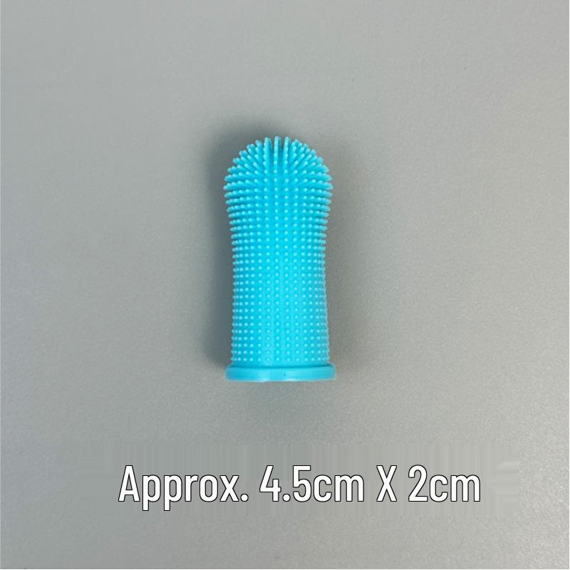 Pet Rubber Finger Toothbrush for Small & Medium Dogs - Oral Care Tool