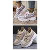 Ladies' Casual Sports Shoes, Oversized Lightweight Soft Soled Sports and Leisure Shoes, Comfortable Non Slip Walking Shoes, Lace Up Running Shoes