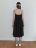 Kinder Baby Petit Lace Button Long Dress - Black