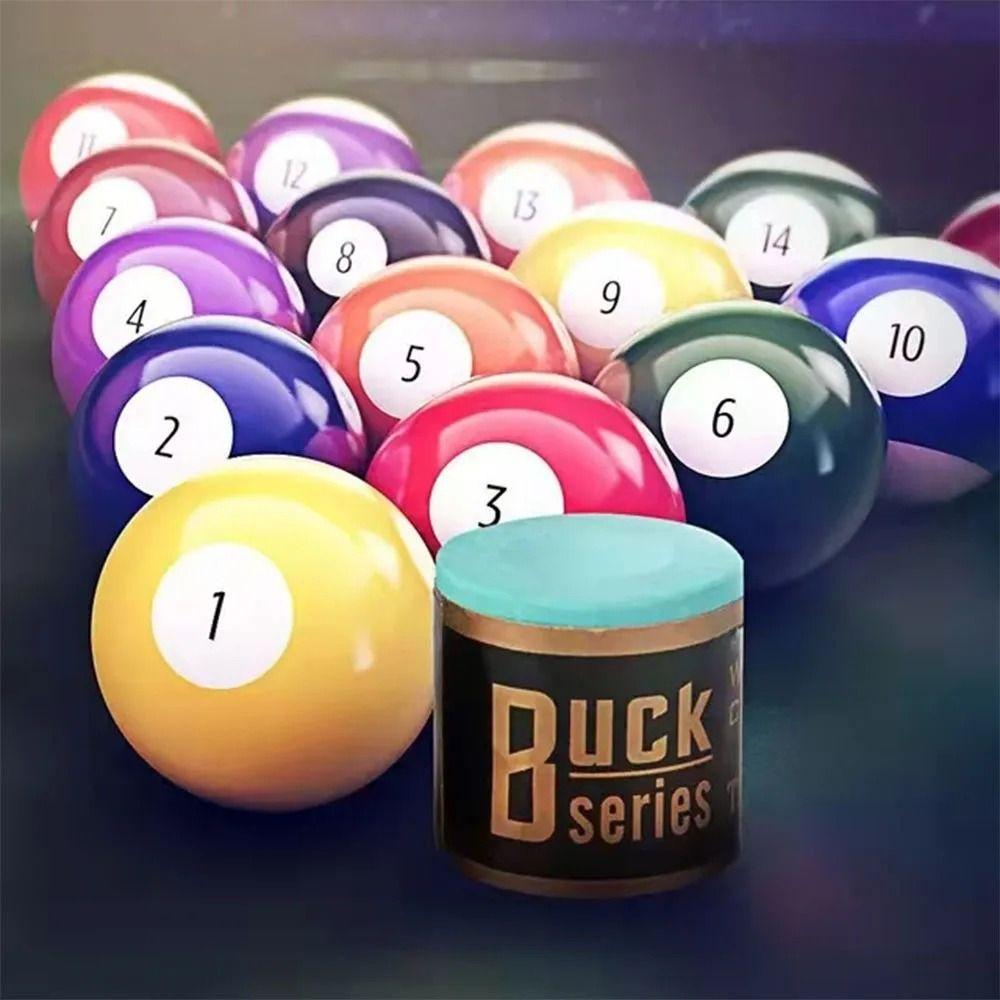 2Pcs Powder Cylindrical Snooker Billiard Powder Wear-resistant Billiard Chalk  Pool Supplies