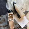 5Cm Small Man Small Size Small Feet Invisible Inner Height Increase Thick Heel Leather Mary Jane Shoes Women's High Heel Single Shoes