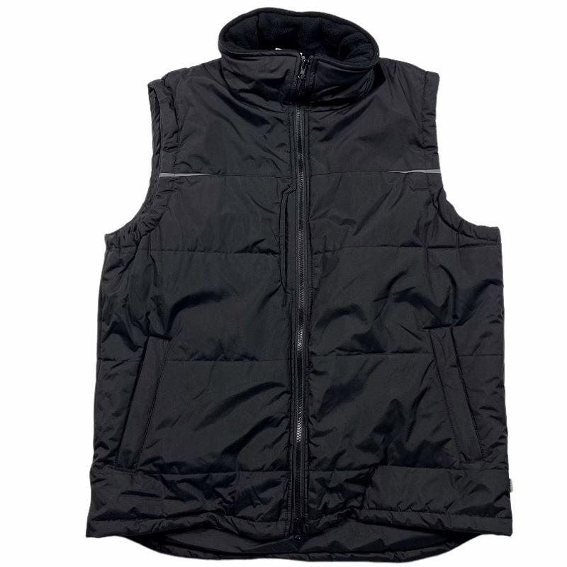 European and American Single Men Autumn and Winter Cotton Padded Windproof Waterproof Outdoor Waistcoat Loose plus Size Workwear Waistcoat