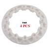 2PCS 4PCS 8-inch ATV Wheel Trim Hub Protection Decor Rim Cap Universal Vehicle All Terrain Wheel Plastic Cover For 8inch Tires