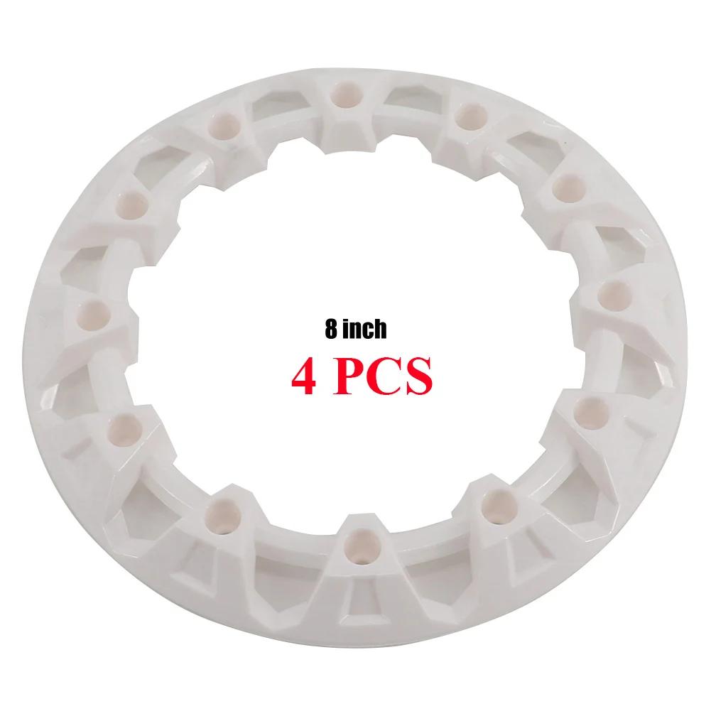 2PCS 4PCS 8-inch ATV Wheel Trim Hub Protection Decor Rim Cap Universal Vehicle All Terrain Wheel Plastic Cover For 8inch Tires