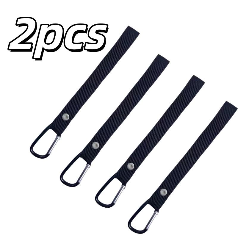 2pcs Multifunctional Hook Connectors – Polyester Fiber, for Strollers, Bikes & Camping