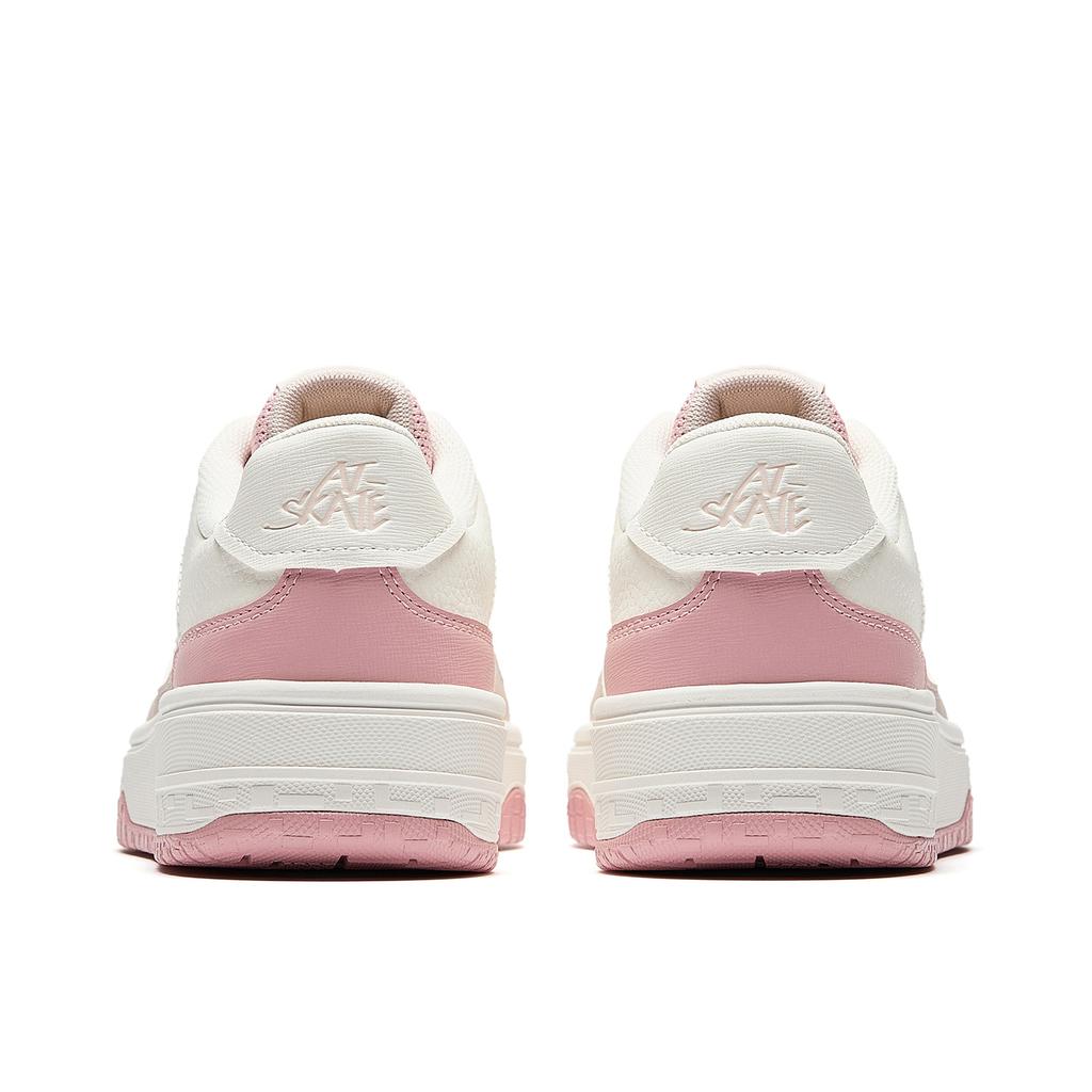 Anta Street Fun 3 Fashion Versatile Low-Top Skate Shoes Women Sneaker Ivory-White Lotus-Gray Lilac-Pink 922548077-2