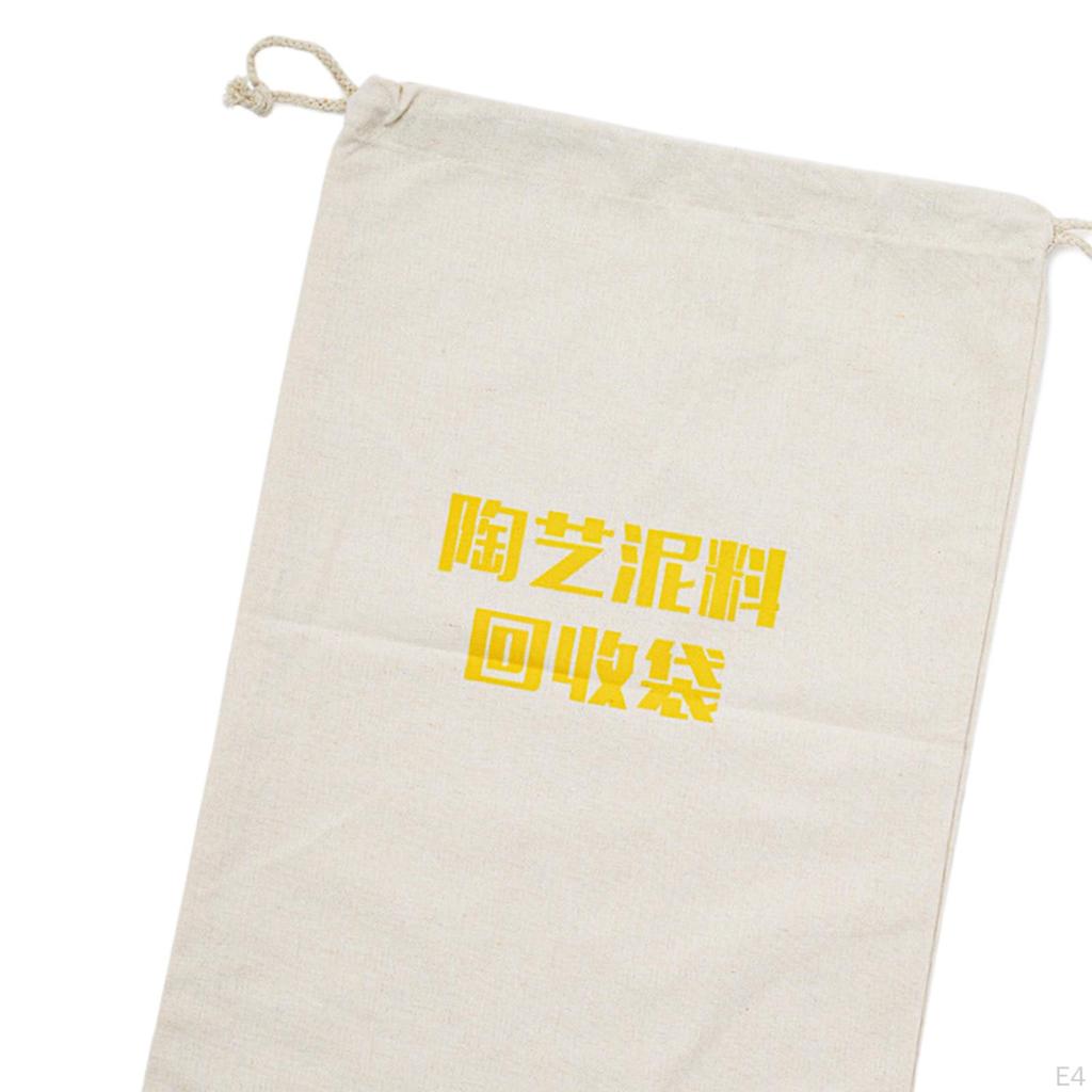 Pottery Clay Storage Sack, Beige Polyester Material