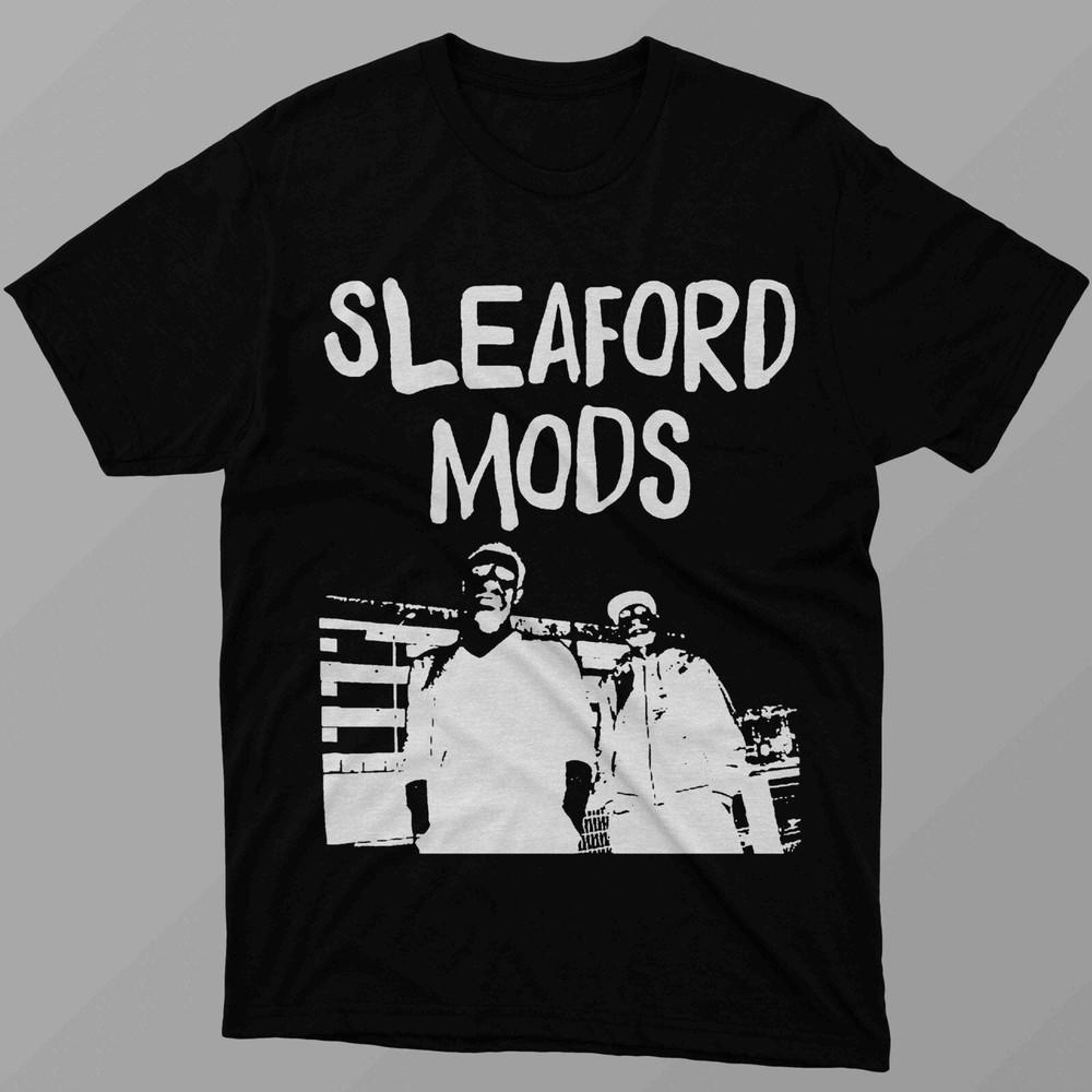 Sleaford Mods Band Schwarze Farbe Baumwolle Größe S- 4XL T-Shirt BT777 Unisex T-Shirt