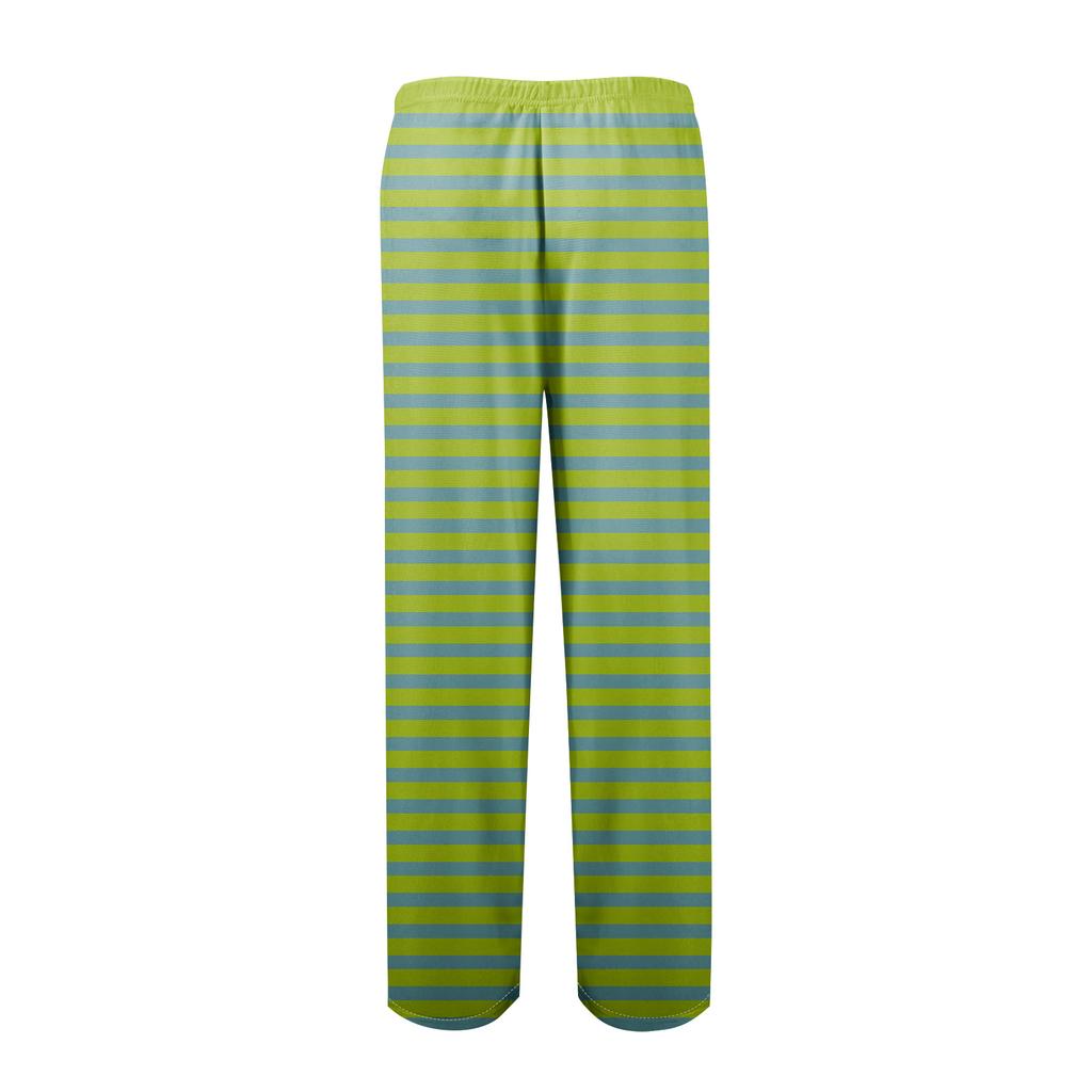 Anime Pajama Pants Sleepwear Casual Drawstring Elastic Waist Pants Comfy Straight Yoga Loose Trousers
