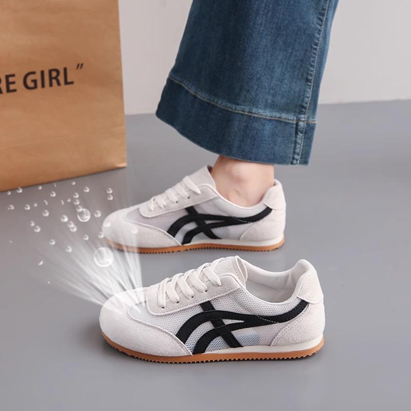 

Dexun shoes women s 2025 new summer popular mesh breathable versatile net shoes casual board shoes Forrest Gump white shoes 35