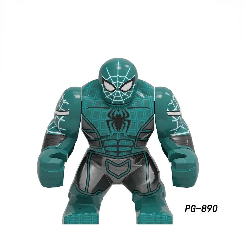 Action Figure: Marvel Mini Block Figurine Superhero Series Iron Man Spider Man Combination Block Children's Puzzle Toy Gift